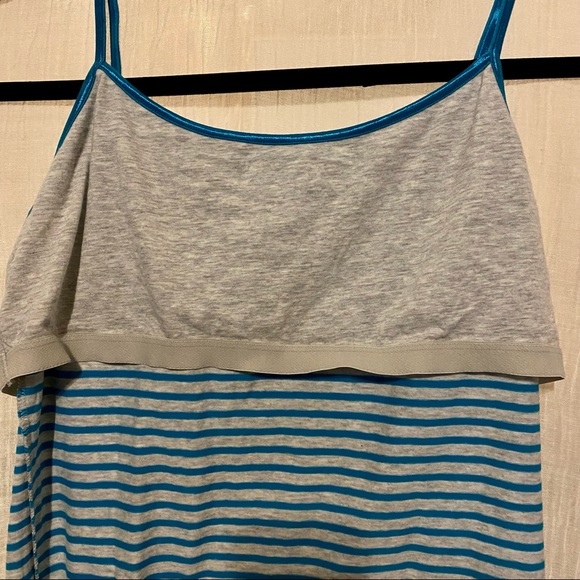 Aeropostale striped jersey knit lined tank top - Picture 4 of 8